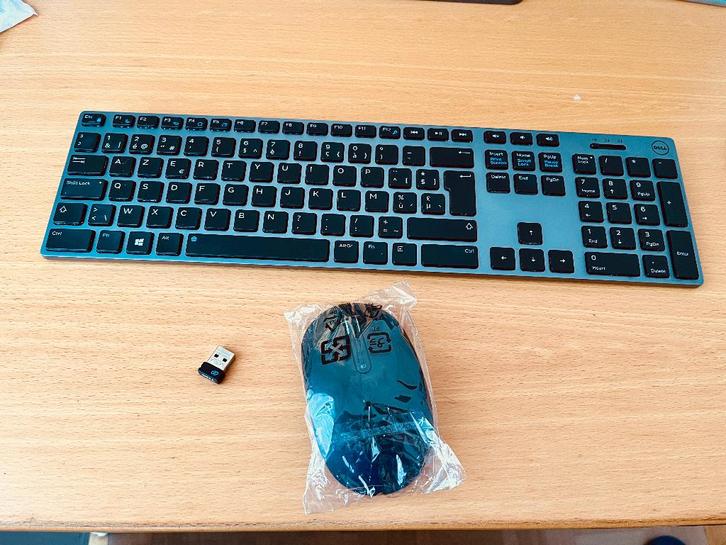 Clavier/souris Dell Pro sans fil, Informatique & Logiciels, Claviers, Comme neuf, Azerty, Sans fil, Ensemble clavier et souris