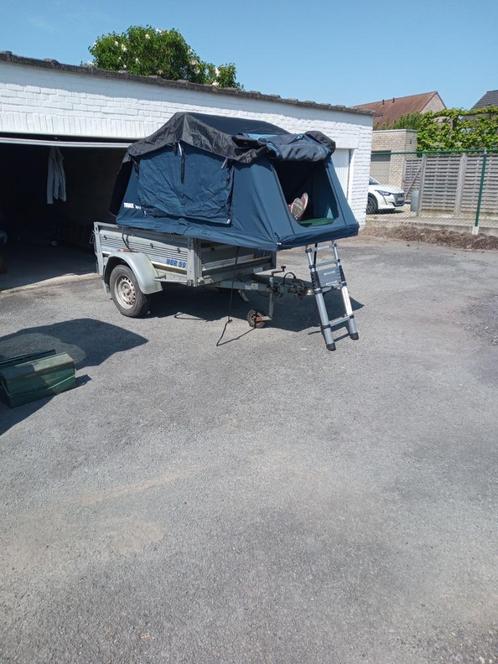 Daktent THULE Tepui Ayer2 blauw (120x210) op aanhangwagen, Caravans en Kamperen, Tenten, tot en met 2, Zo goed als nieuw, Ophalen