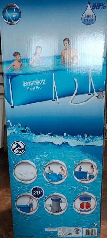 Bestway zwembad rechthoek met filter  beschikbaar voor biedingen