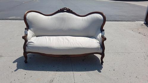 1 set van 3 antieke banken om te renoveren, Antiek en Kunst, Antiek | Meubels | Stoelen en Sofa's, Ophalen