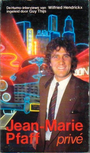 (s51) Jean Marie Pfaff, boek, sticker, platenhoes, postkaart, Collections, Articles de Sport & Football, Utilisé, Enlèvement ou Envoi