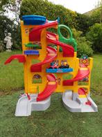 Fisher price Little People garage met 2 auto´s, Ophalen, Zo goed als nieuw, Met geluid