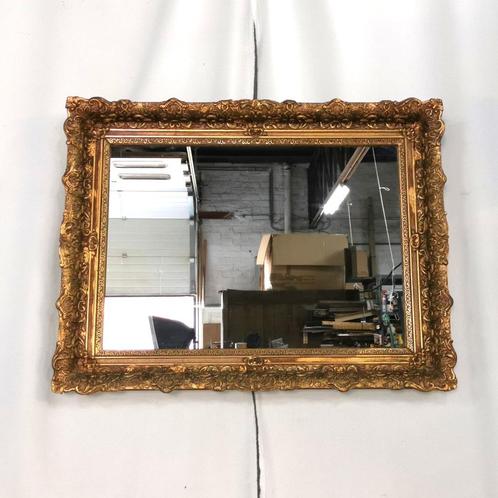 Grand miroir baroque doré ancien L 88 L 70 épaisseur 6 cm, Antiquités & Art, Antiquités | Miroirs, 50 à 100 cm, Moins de 100 cm