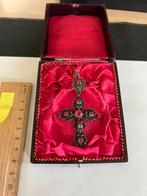 Oud zilveren kruis, Antiek en Kunst, Ophalen of Verzenden