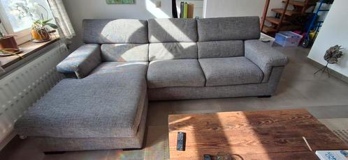 Poltron bank en bank met dagbed, grijs, Huis en Inrichting, Zetels | Zetels en Chaises Longues, Ophalen