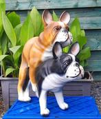 .Kunst,Hond, franse Bulldogs Boom-style,speciaal object,, Tuin en Terras, Ophalen, Nieuw, Kunststof, Dierenbeeld