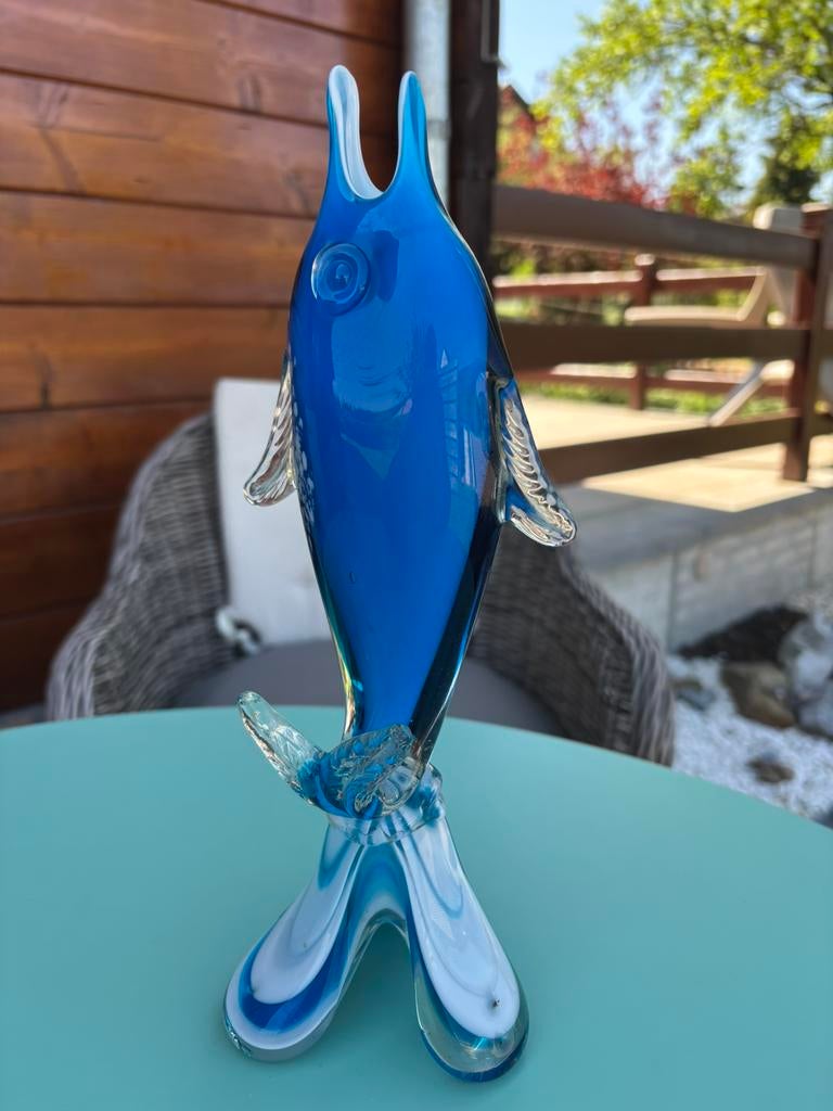 Dauphin en verre Murano, Enlèvement ou Envoi