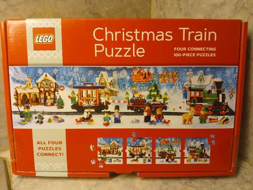 lego christmas train puzzle, Kinderen en Baby's, Speelgoed | Duplo en Lego, Nieuw, Lego, Complete set, Verzenden