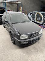 Golf mk3 1.8 20vt, Auto's, Volkswagen, Voorwielaandrijving, Zwart, 4 cilinders, Zwart