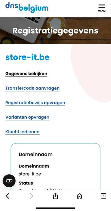Domein naam beschikbaar voor biedingen