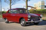 Schitterende Peugeot 404 1963 Rood te koop!, Auto's, Oldtimers, Te koop, Stadsauto, Benzine, Kunstmatig leder