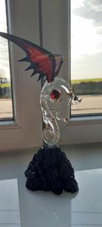 draak in glas uit disneywinkel, Ophalen of Verzenden, Overige figuren, Zo goed als nieuw, Beeldje of Figuurtje