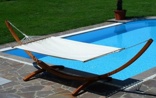 Hangmatstandaard met hangmat XXL 4.00 meter. Nieuw!!, Tuin en Terras, Hangmatten, Nieuw, Met standaard, Inklapbaar, Opvouwbaar