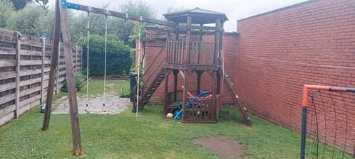Speeltoestel voor in de tuin met veel opties. In goede staat, Kinderen en Baby's, Speelgoed | Buiten | Speeltoestellen, Zo goed als nieuw