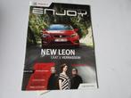 SEAT NEW LEON , BROCHURE, Ophalen of Verzenden, Zo goed als nieuw, SEAT .BE, Catalogus