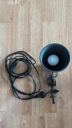 Prachtige vintage verstelbare stalen bed-/bureaulamp, Huis en Inrichting, Ophalen, Zo goed als nieuw