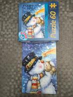 4 puzzels, compleet, Kinderen en Baby's, Speelgoed | Kinderpuzzels, Ophalen of Verzenden, Gebruikt