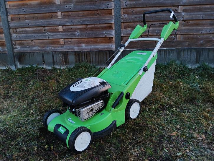 Benzine grasmaaier viking, Jardin & Terrasse, Tondeuses à gazon, Neuf, Tondeuses à gazon à essence, Tondeuse rotative, Bac de ramassage