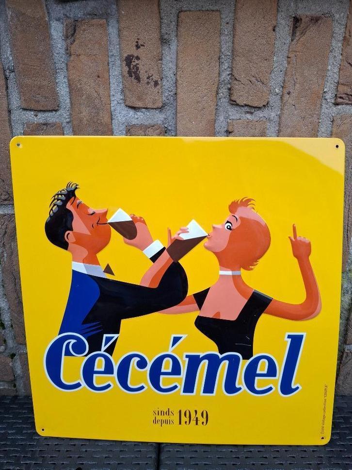reclamebord Cecemel (zeldzaam), Verzamelen, Merken en Reclamevoorwerpen, Nieuw, Reclamebord, Ophalen of Verzenden