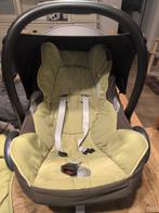 Maxi cosi groen met inlegkussen en warme slaapzak, Ophalen of Verzenden