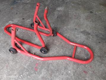 Bok motorbok paddockstand bokken motorlift voorbok achterbok beschikbaar voor biedingen