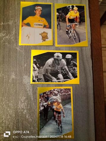 4 Panini-stickers van Eddy Merckx TDF 2019 beschikbaar voor biedingen