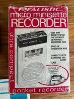 Realistic micro minisette pocket recorder no14-814, Verzenden