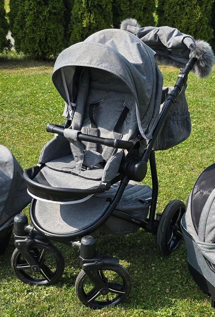 Kinderwagen van het eerste trio - met accessoires voor zomer, Kinderen en Baby's, Kinderwagens en Combinaties, Gebruikt, Kinderwagen