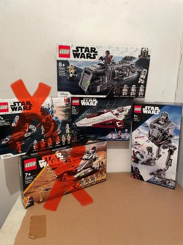 Lego Sealed Star Wars sets NIEUW/TOP beschikbaar voor biedingen