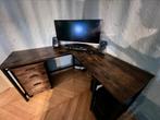 Bureau + ladeblok op wieltjes, Ophalen, Zo goed als nieuw, Bureau