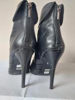 778B* 5th Avenue - jolis boots noirs cuir (41), Noir, Porté, Envoi, Boots et Botinnes