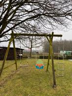 Houten schommel, Kinderen en Baby's, Speelgoed | Buiten | Speeltoestellen, Ophalen, Zo goed als nieuw, Schommel