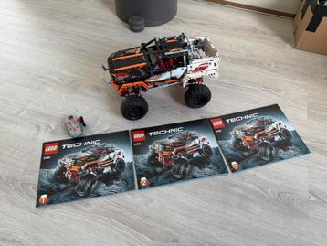 Lot de 3 lego Technic 8110 8070 9398 unimog 4x4 voiture beschikbaar voor biedingen