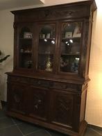 Antieke kast, jachtstijl. Eind 19e eeuw- begin 20e eeuw., Antiquités & Art, Antiquités | Meubles | Armoires, Enlèvement