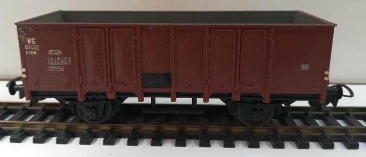 PIKO 67432 NS Open goederenwagon Omm, Hobby en Vrije tijd, Modeltreinen | H0, Zo goed als nieuw, Wagon, Gelijkstroom of Wisselstroom