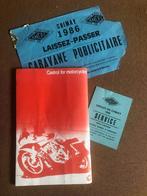 programma Circuit de Vitesse Chimay 1986 + ticket +, Ophalen of Verzenden, Gebruikt, Motoren