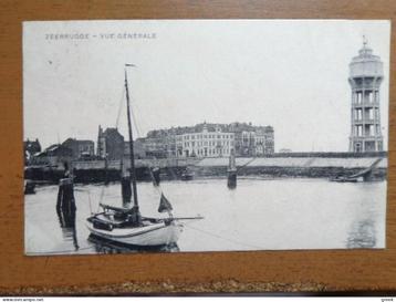 Postkaart Zeebrugge, vue générale / 1921