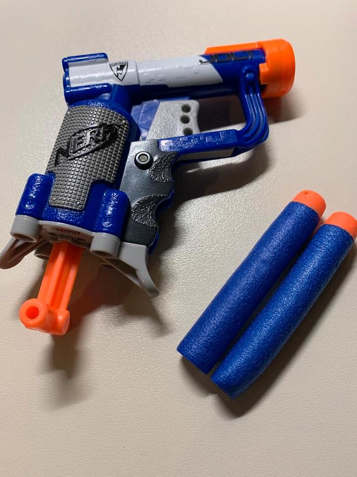 NERF N-Strike Elite Jolt Blaster, Enfants & Bébés, Jouets | Extérieur | Jeu d'action, Utilisé, Enlèvement ou Envoi