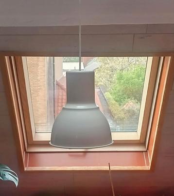 Industriële Hektar Hanglamp/en Crème + LED Globelamp (NIEUW), Huis en Inrichting, Lampen | Hanglampen, Nieuw, Ophalen of Verzenden