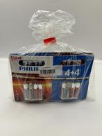 Lot van 20x32 Batterijen Philips Power Alkaline AAA LR03, Ophalen of Verzenden, Nieuw
