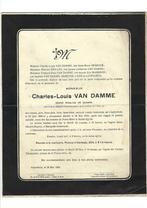 Faire part de décès, Verzamelen, Bidprentjes en Rouwkaarten, Ophalen of Verzenden