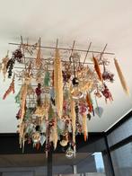 Deco Droogbloemen rooster 3 stuks + verlichting, Ophalen, Zo goed als nieuw