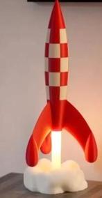 Raket Kuifje 37 cm met LED verlichting, Verzamelen, Ophalen of Verzenden, Nieuw