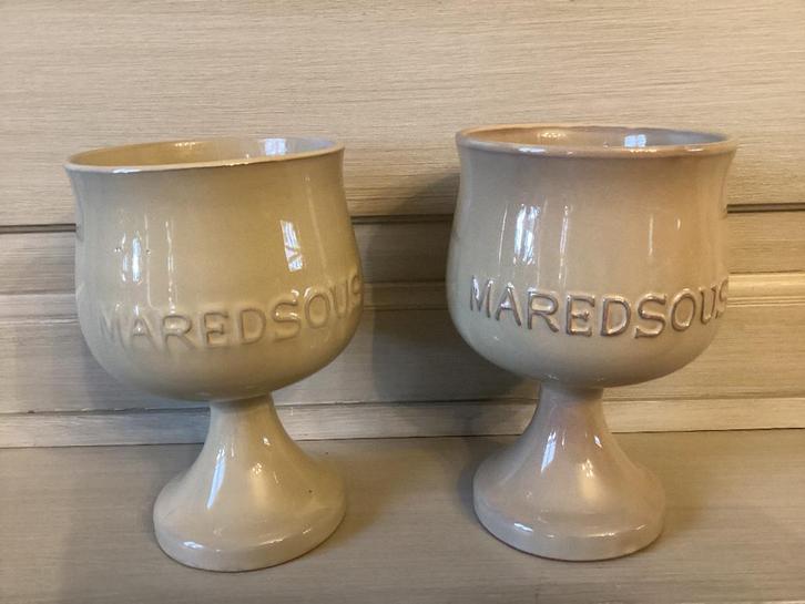 Bierglas Maredsous abdijbier, aardewerk/keramiek,12 €/stuk., Collections, Marques de bière, Neuf, Verre ou Verres, Autres marques