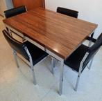 zeer degelijke Retro formica,vintage keukentafel met 4 stoel, Huis en Inrichting, Ophalen