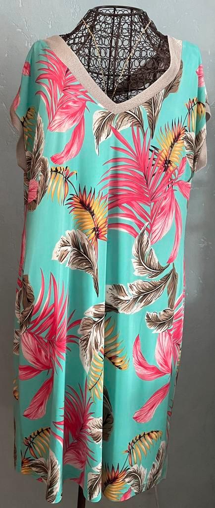 Batida 6 (46) prachtige jurk met details, Kleding | Dames, Grote Maten, Zo goed als nieuw, Jurk, Overige kleuren, Ophalen of Verzenden