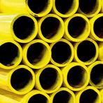 Tube acier iso forte gaz peint jaune 5/4, Bricolage & Construction, Sanitaire, Enlèvement, Neuf