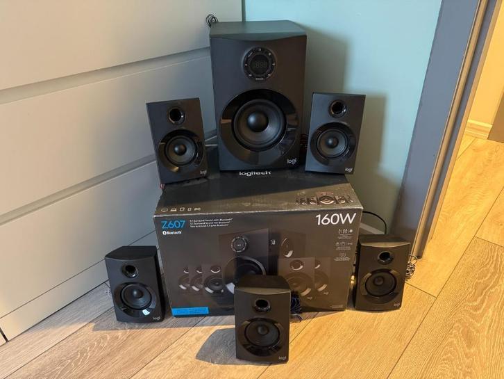 Logitech z607, Informatique & Logiciels, Enceintes Pc, Utilisé, Canal audio 5.1, Enlèvement