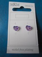 Boucles d'oreilles en forme de cœur rose (NOUVEAUTÉ), Bijoux, Sacs & Beauté, Boucles d'oreilles, Enlèvement ou Envoi, Rose, Autres matériaux