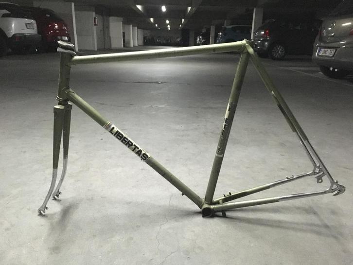 Fietsframe, Fietsen en Brommers, Fietsonderdelen, Gebruikt, Oldtimer, Frame, Ophalen